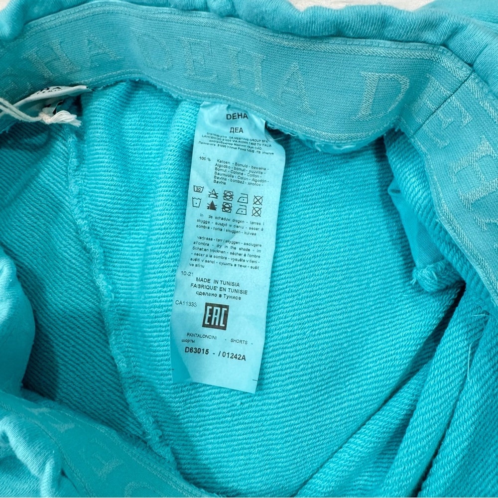 Deha Women's Feeling Feminine Cotton Active Shorts Blue Size M - Picture 7 of 8